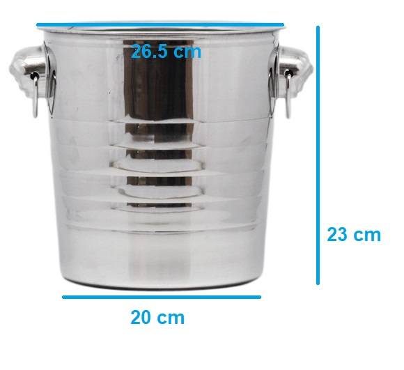 Steel Champagne Jumbo Bucket